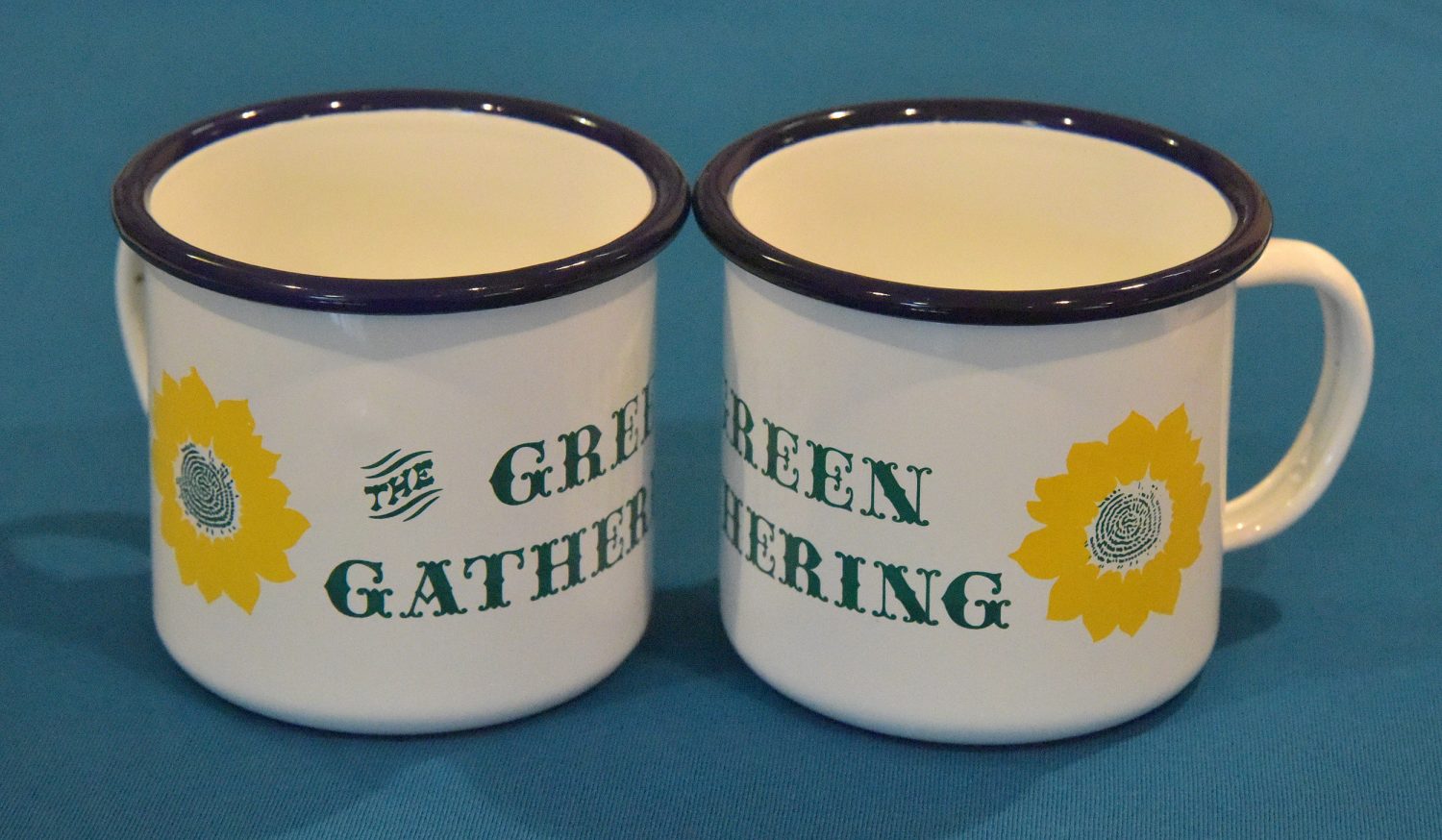 Green Gathering mugs