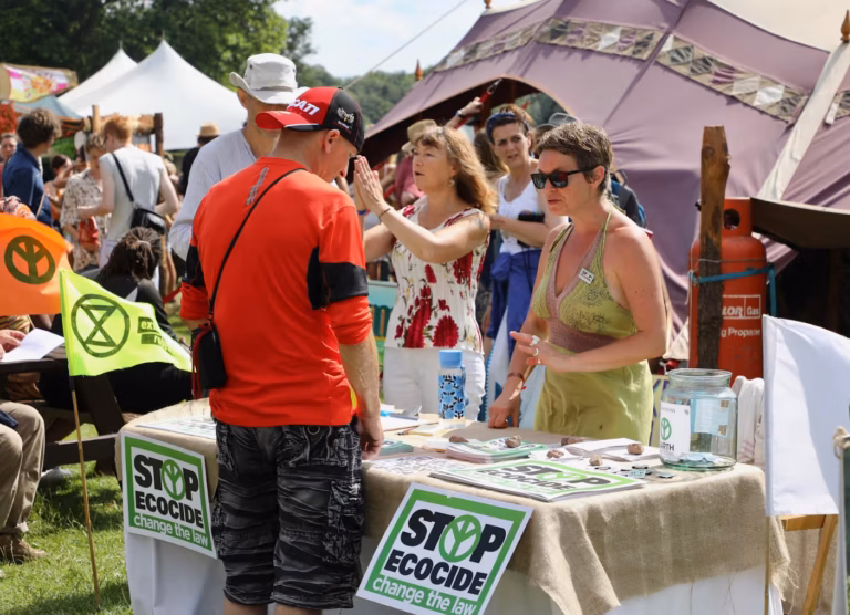 Green Gathering - campaigning