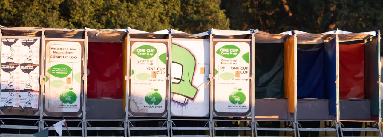 Green Gathering - compost loos